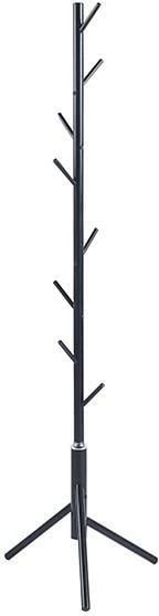 Stendë palltosh Nextdeco metalike H175cm Ø58cm, e zezë