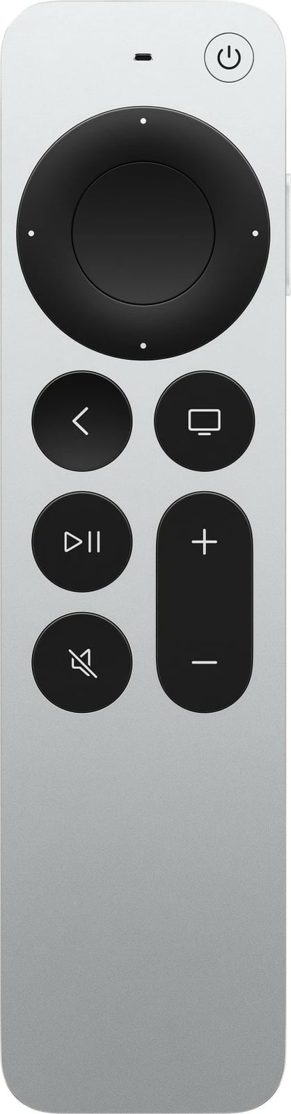 Telekomandë Apple Siri Remote MW5G3Z/A, gjenerata e 3-të, e zezë dhe argjendtë