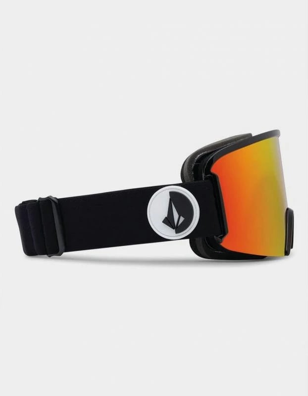 Syze për ski Volcom, unisex, të zeza/kuqe