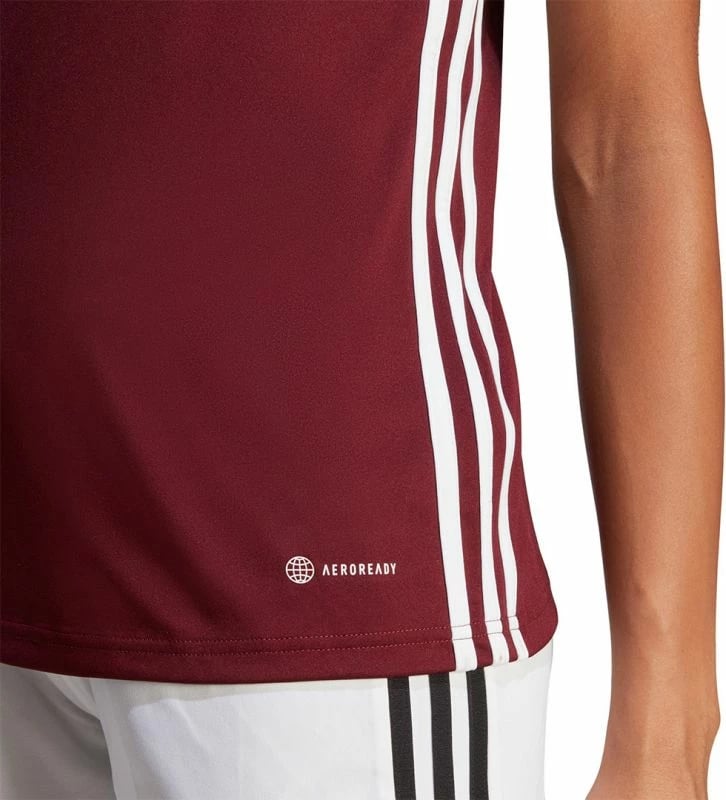 Fanellë stërvitjeje për femra adidas, e kuqe