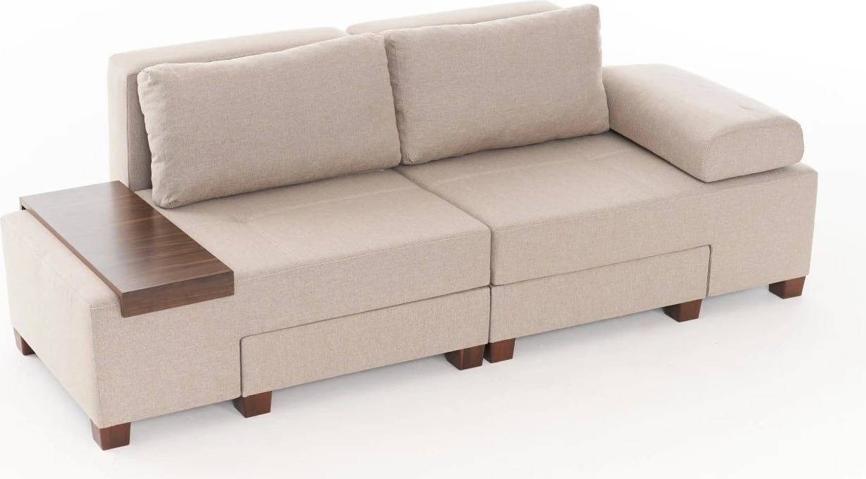 Divan-krevat 3 vendësh Atelier del Sofa, liri Perenna, krem