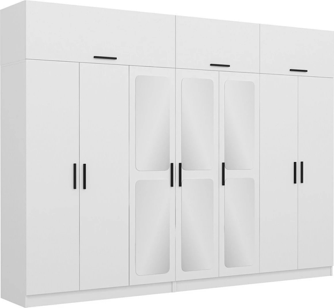 Dollap Skye Decor, ngjyrë e bardhë, Kale - 3103