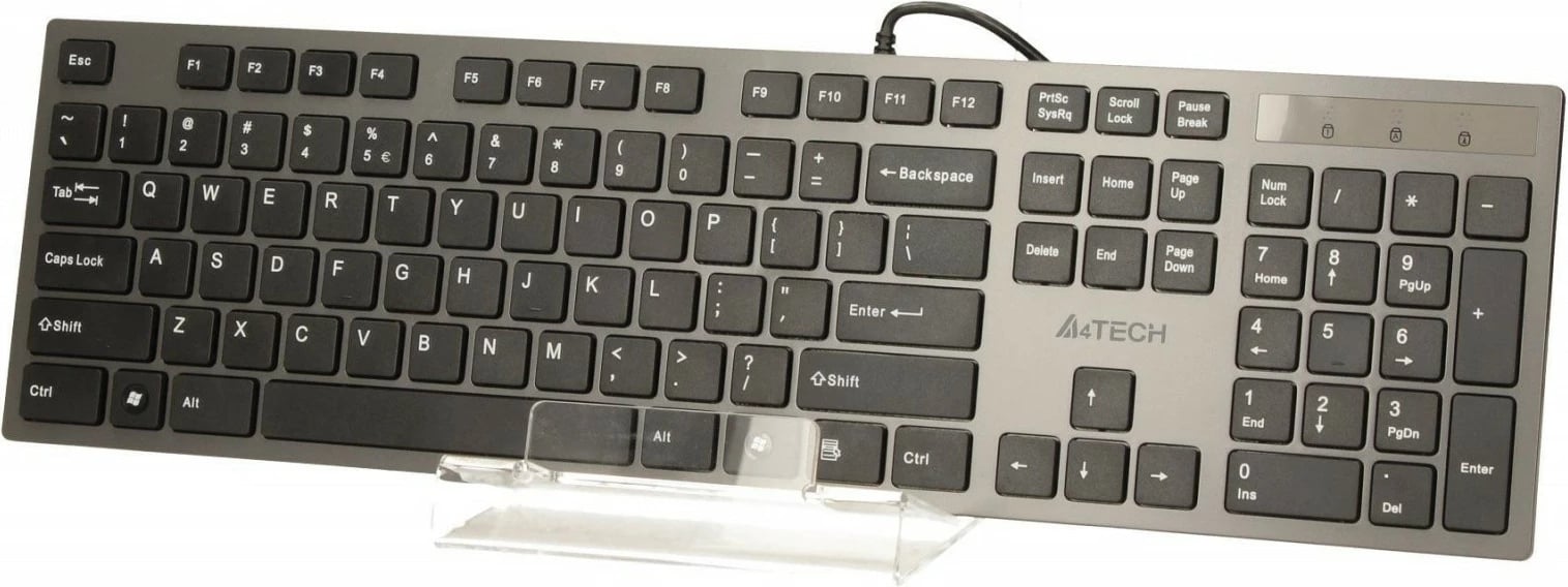 Tastierë A4 Tech KV-300H, me kabllo USB, Gri
