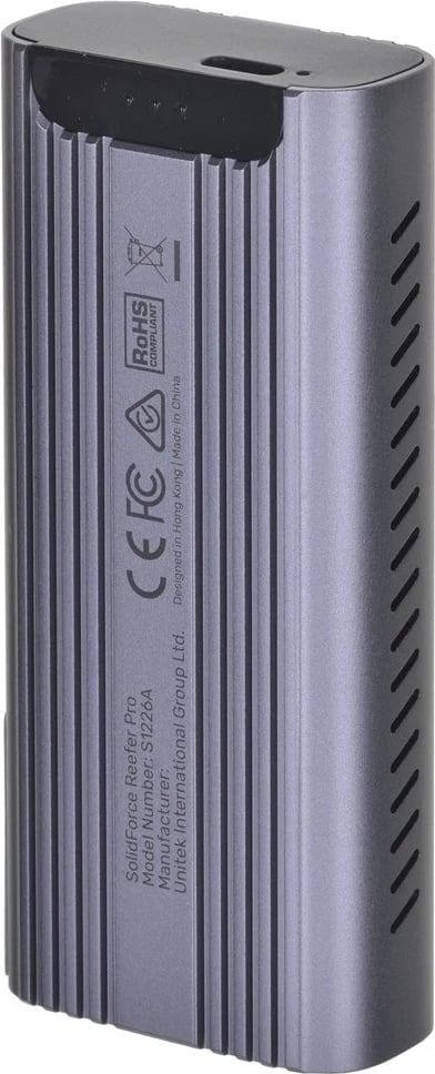 Kasë UNITEK M.2 NVME, USB 4, Gri