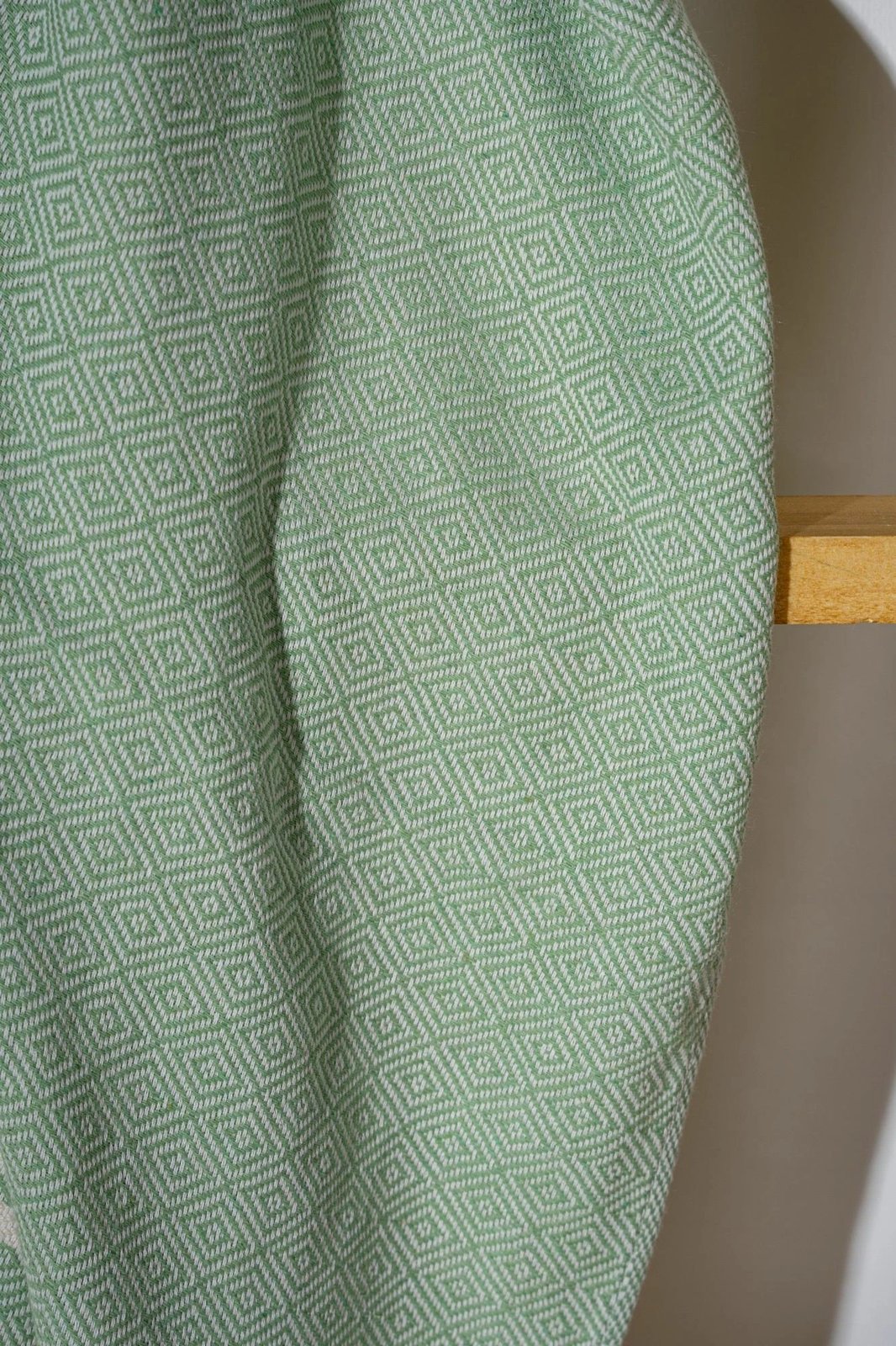 Peshqir plazhi Fouta, ngjyrë mollë, New Diamond, 90x170cm