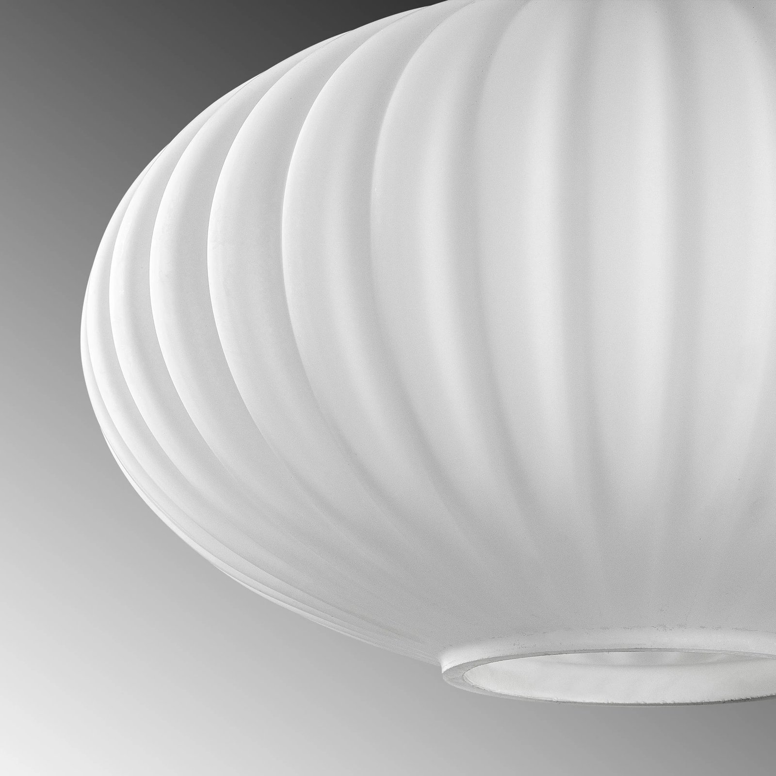 Llambë tavani Opviq, Asker - 15197, metal e xham, ngjyrë e zezë