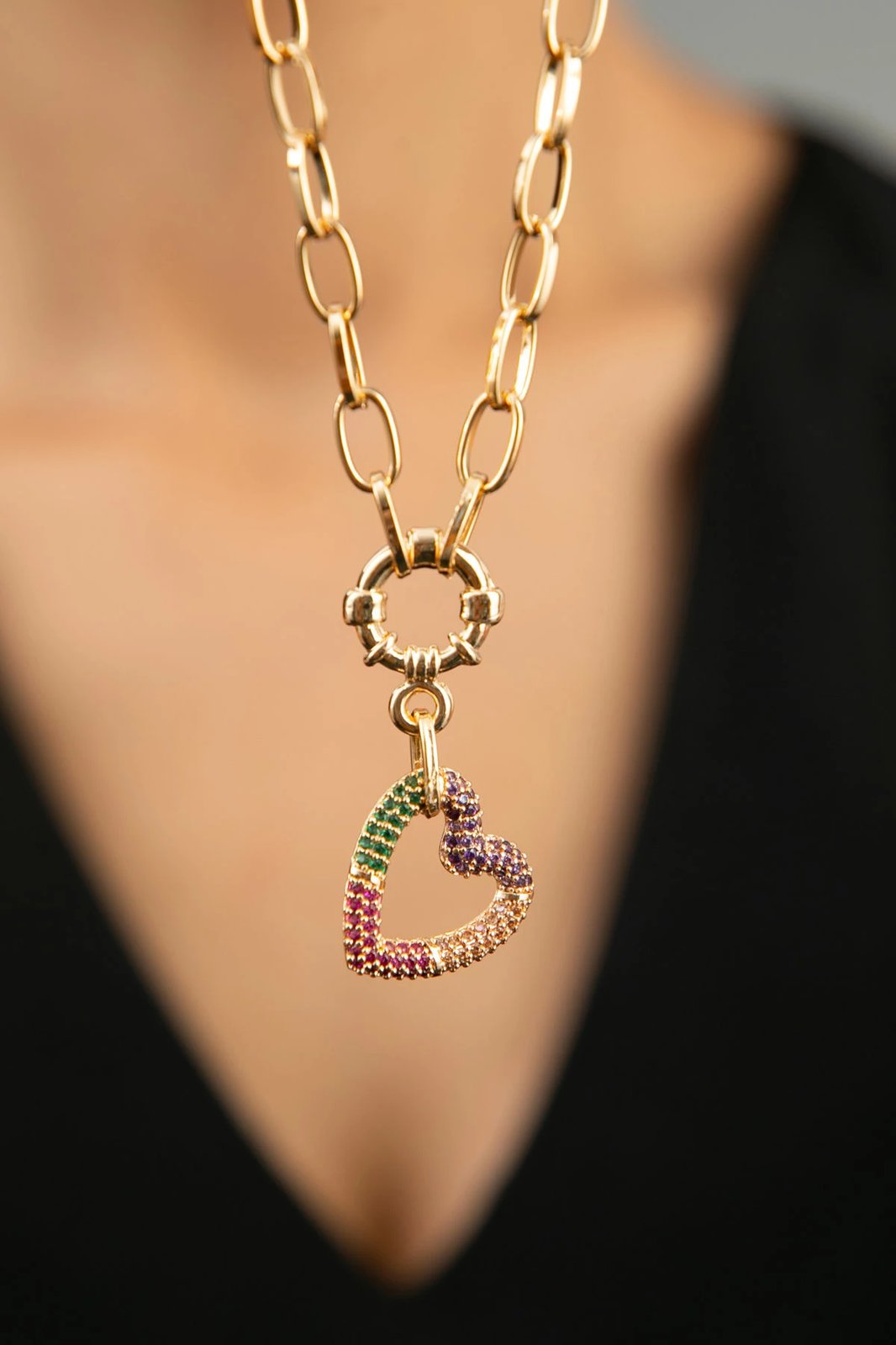 Qafore metalike Elika, ngjyrë ari, CK9310