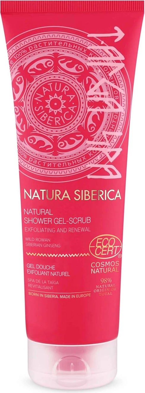 Xhel dushi eksfoliant uniseks Natura Siberica Natural Gel-Exfoliante Siberian Ginseng 200ml