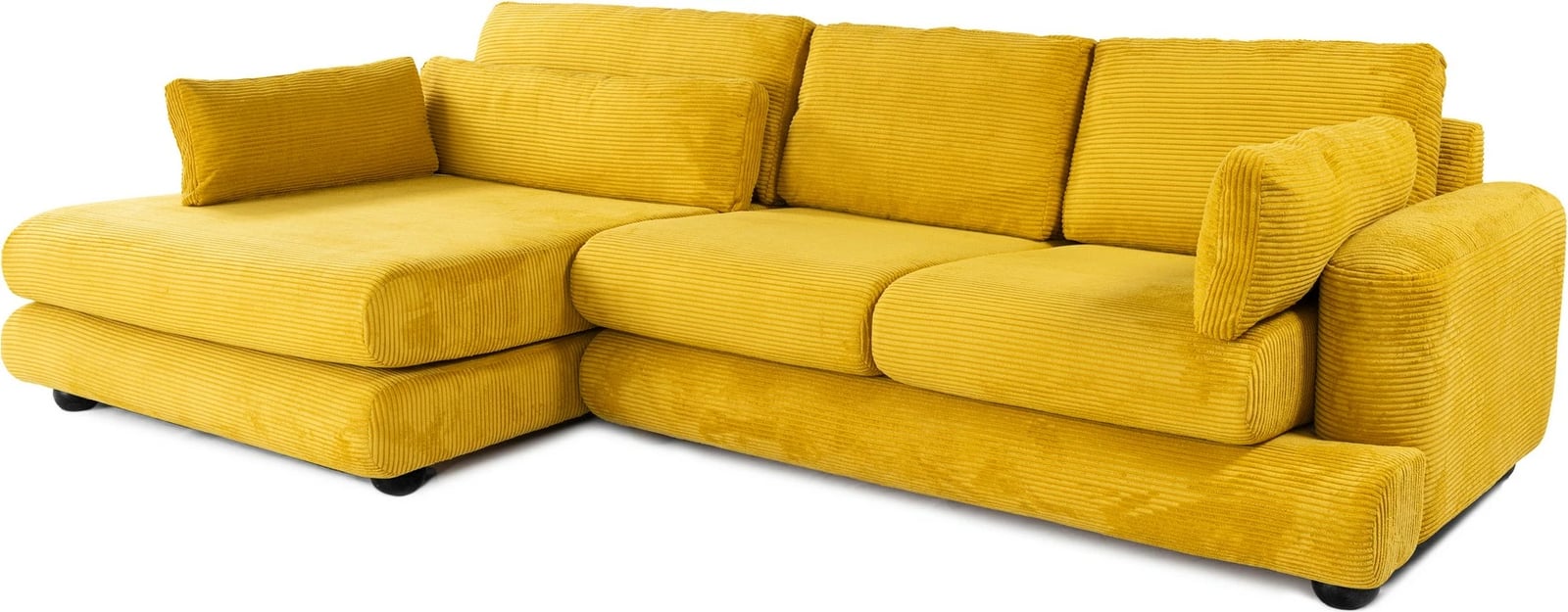 Kënd-sofë Atelier del Sofa, River Corner majtas, ngjyrë ulliri