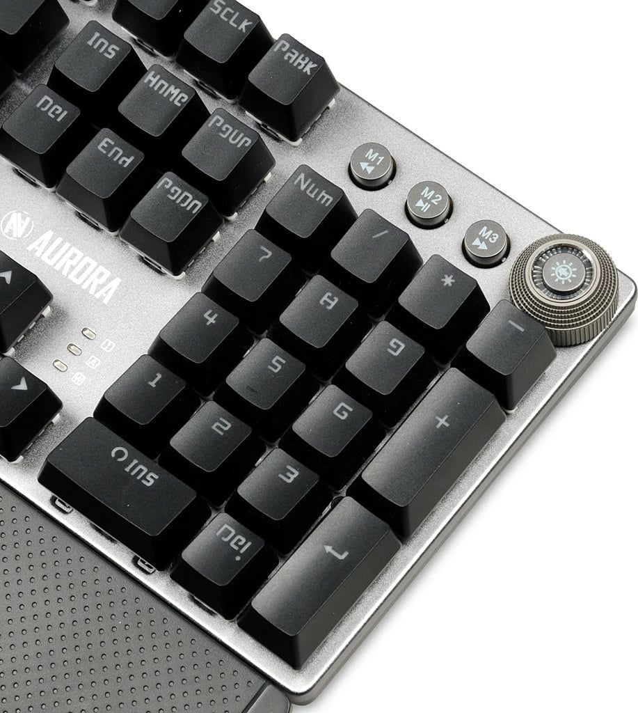 Tastierë mekanike gaming iBOX Aurora K-3 me ndriçim RGB, e zezë Tastierë mekanike gaming iBOX Aurora K-3 me ndriçim RGB, e zezë