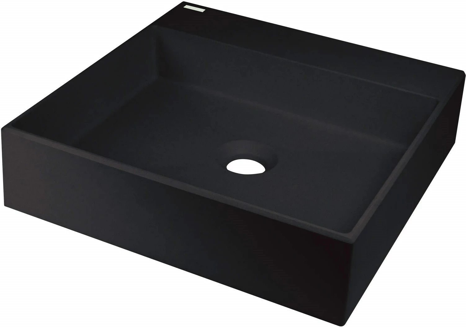 Lavaman graniti deante, 400x400 mm, Hapësirë për rubinet, i zi