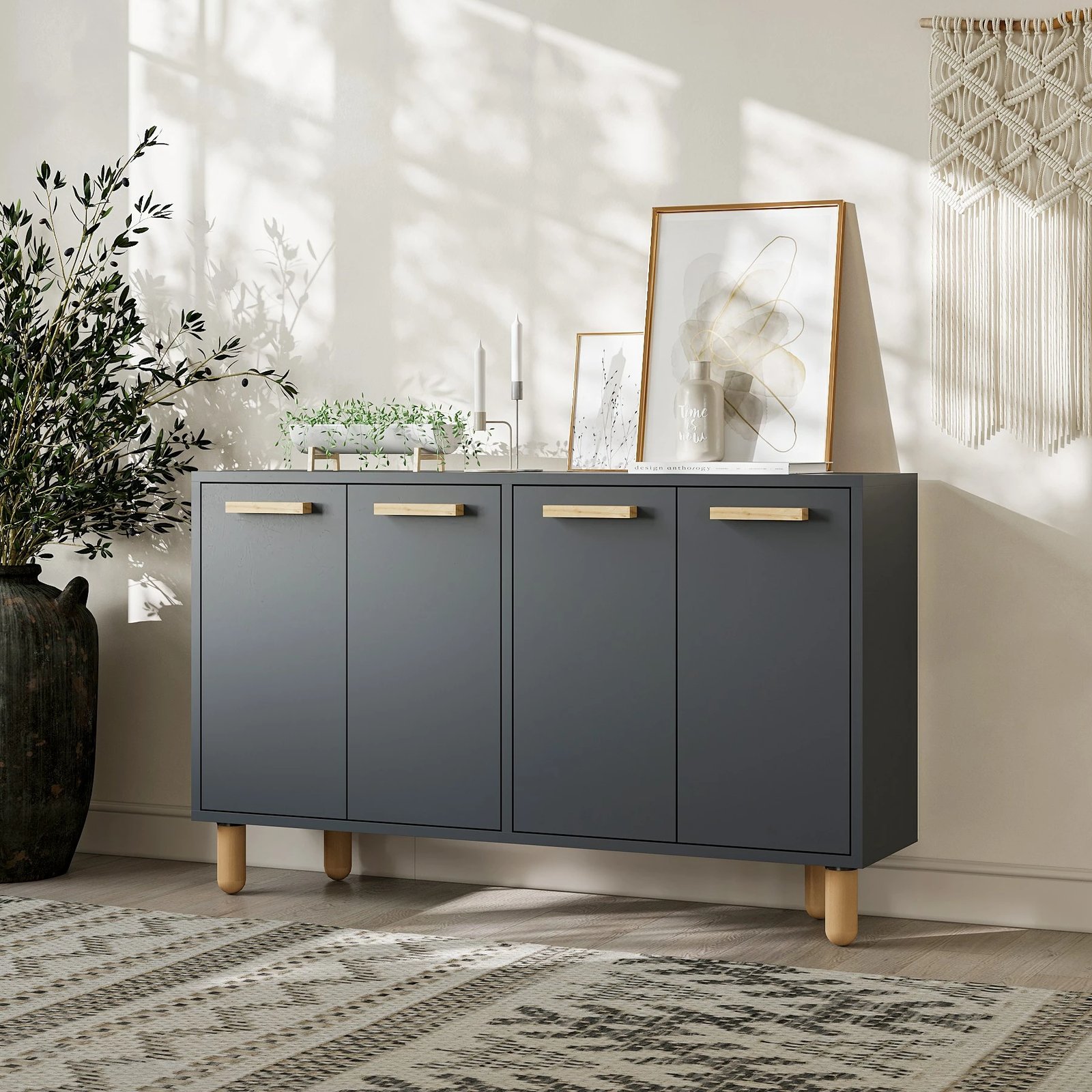 Konsol Skye Decor, Venedik, anthracite