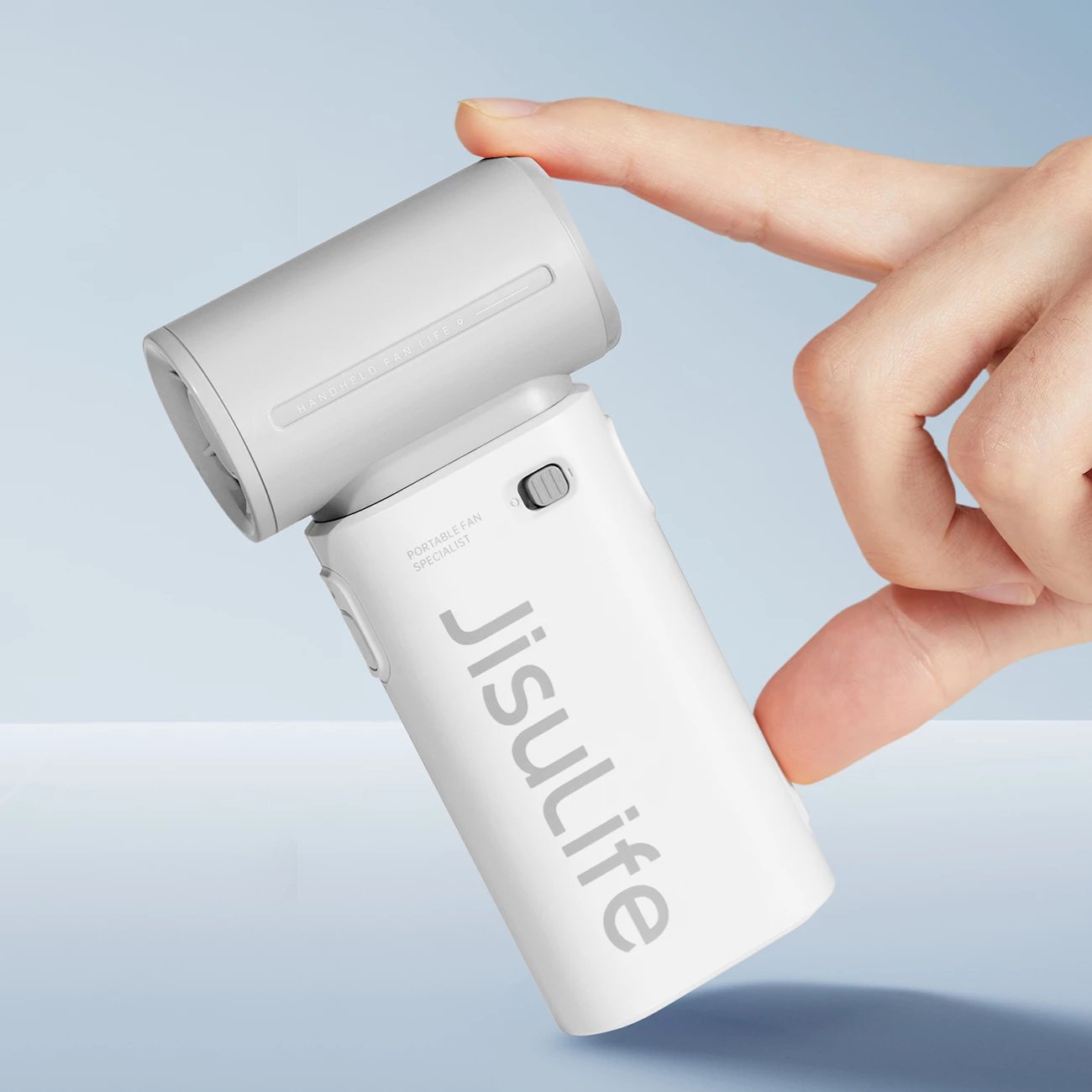 Ventilator dore Jisulife Life9, 5000mAh, USB-C, Gri