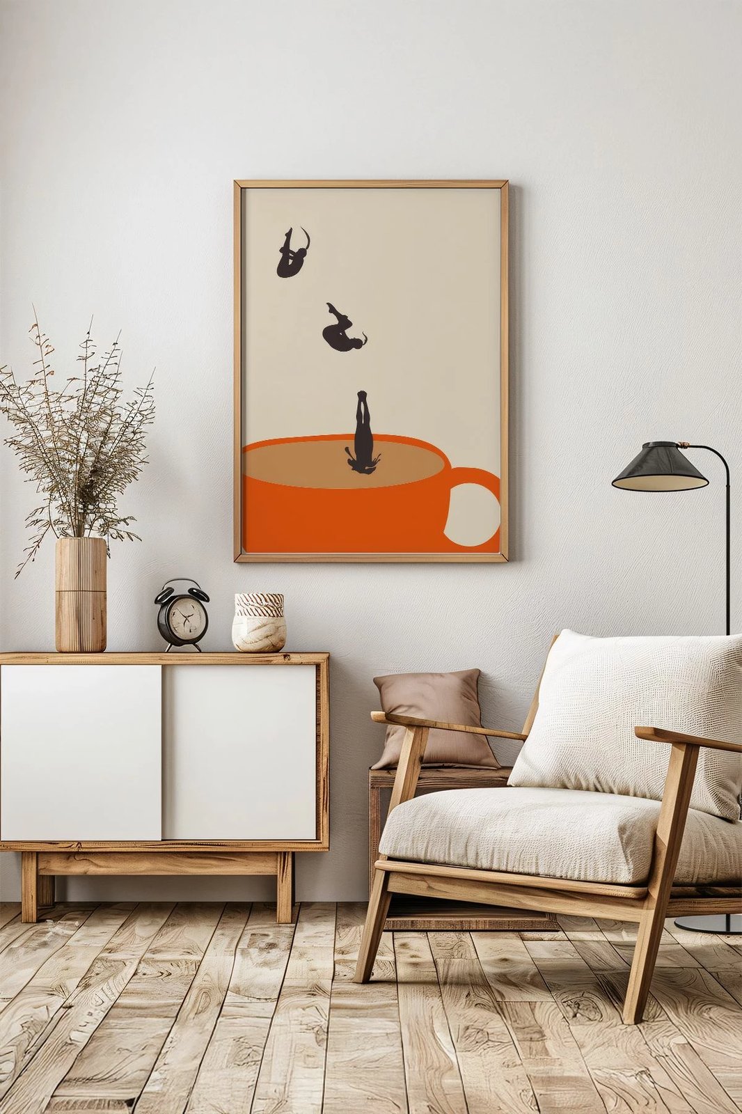 Pikturë dekorative me kornizë, Artsrmdl1, shumëngjyrëshe