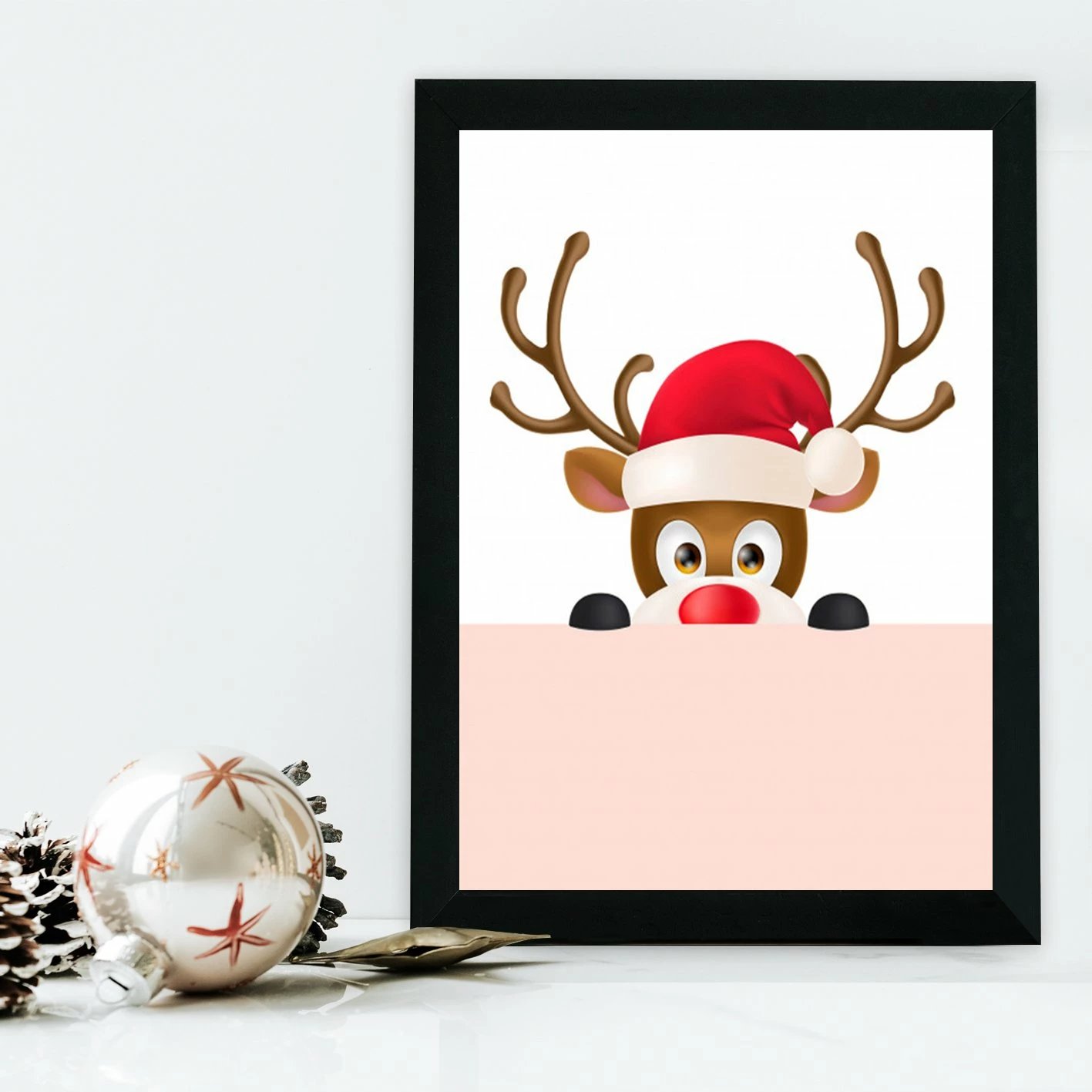 Pikturë dekorative me kornizë, MDF, shumëngjyrëshe, Wallity, SC1, 24x29cm