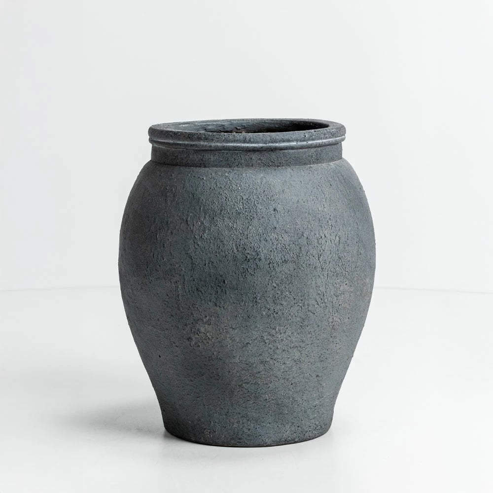 Vazo VESUVIUS, MgO, gri, 30x30x37cm