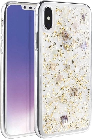 Mbështjellës UNIQ Lumence Clear për iPhone XS Max, ari