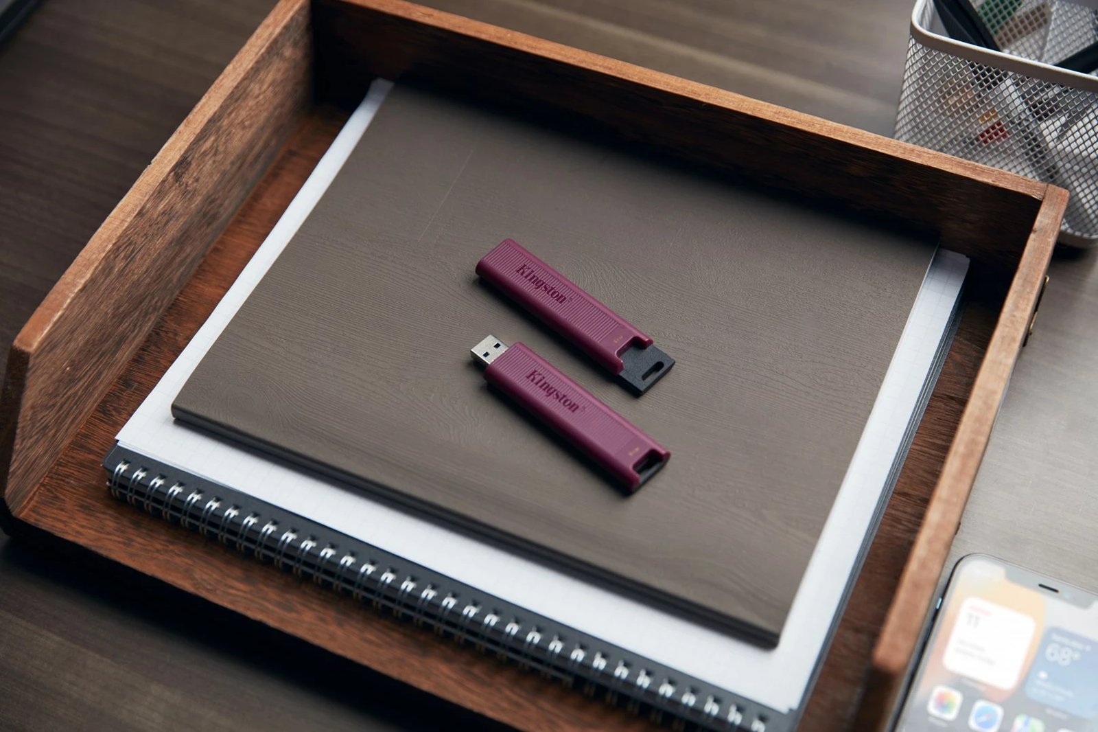 USB Kingston DataTraveler Max 1TB, USB 3.2 Gen 2, Kuqe