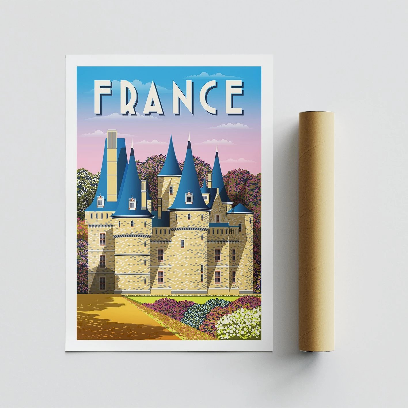 Poster A4 Wallity, Francë - 1971