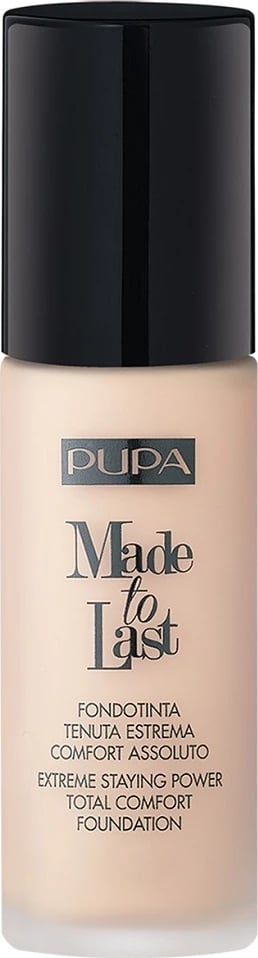 Fondatinë për femra Pupa Milano Made To Last Total Comfort Foundation 010 Porcelain, 30ml