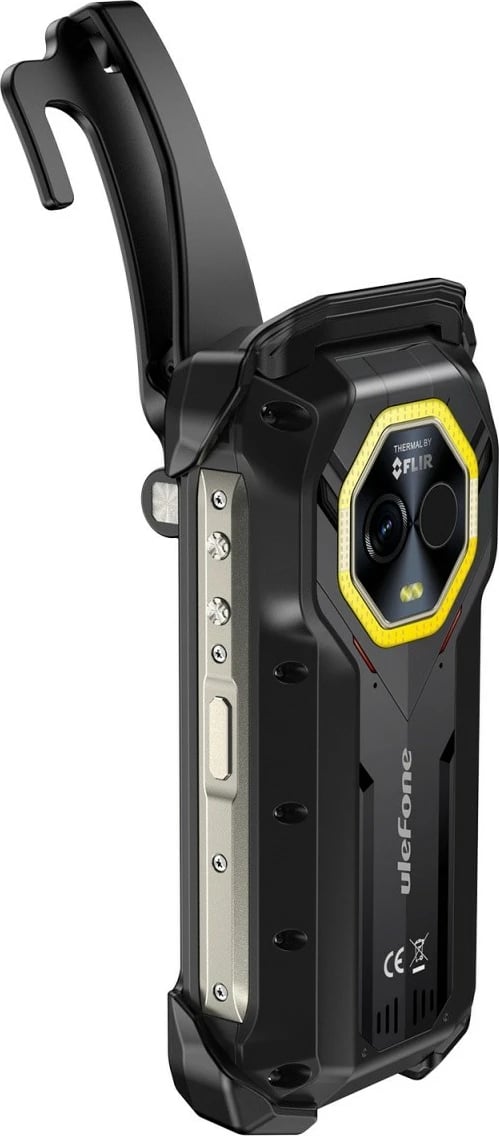 Mbështjellës Ulefone Armor Mini 20 Pro/20T Pro UF-C-A20 me klips rrotullues, Plastik, Zi