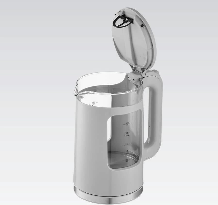 Çajnik elektrik Maestro MR-065, 1.7L, 2200W, Gri