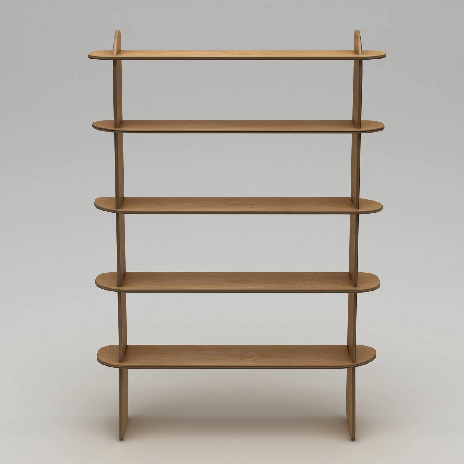 Raft librash Skye Decor, natyral, Scala-3