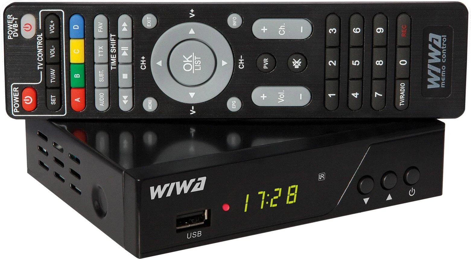 Tuner DVB-T/T2 WIWA H.265 PRO, i zi