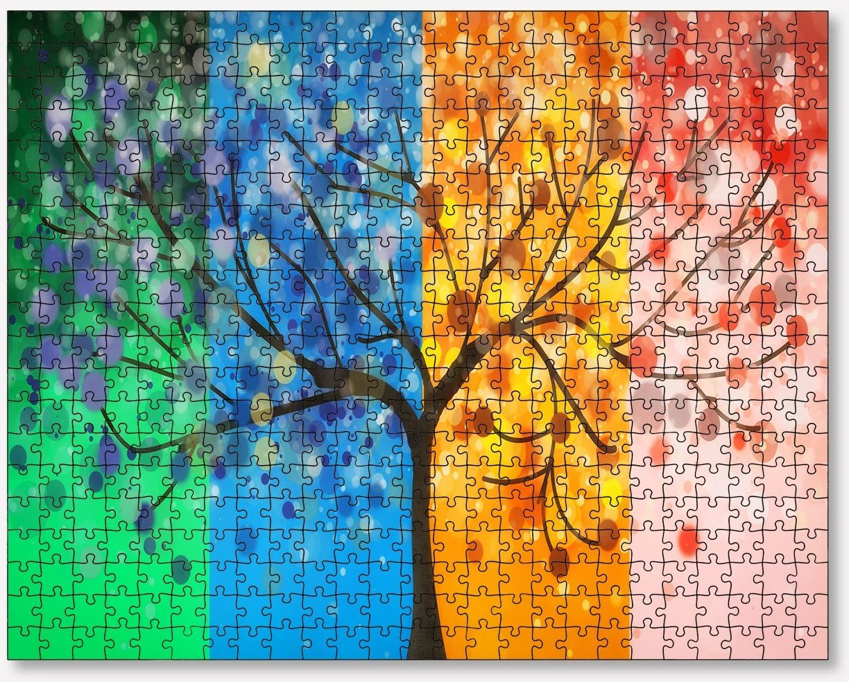 Puzzle 500 copë, Evila Originals, shumëngjyrësh, PZL_0103_500