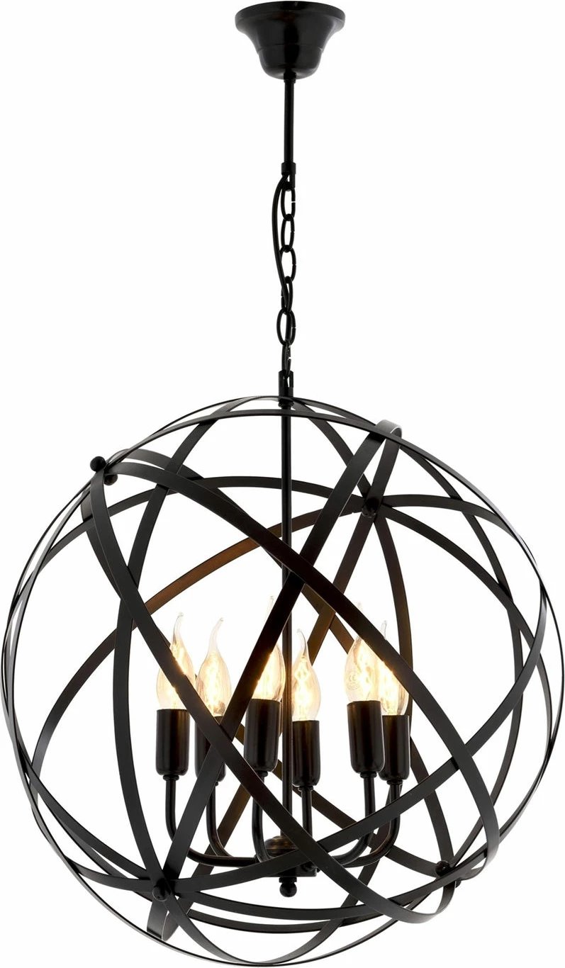 Llambadar Opviq, AV-4183-6BSY, metal i zi, 90x50cm