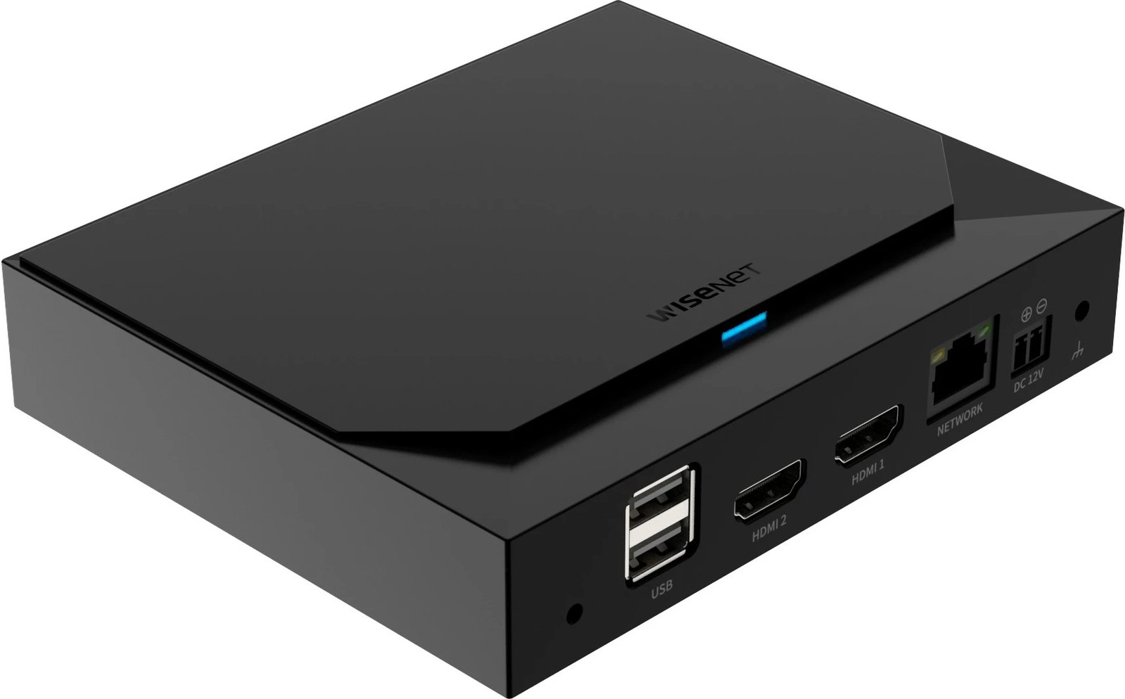 Dekoder rrjeti Hanwha Wisenet SPD-152, 64 kanale, 4K, 60fps, Metal, e zezë