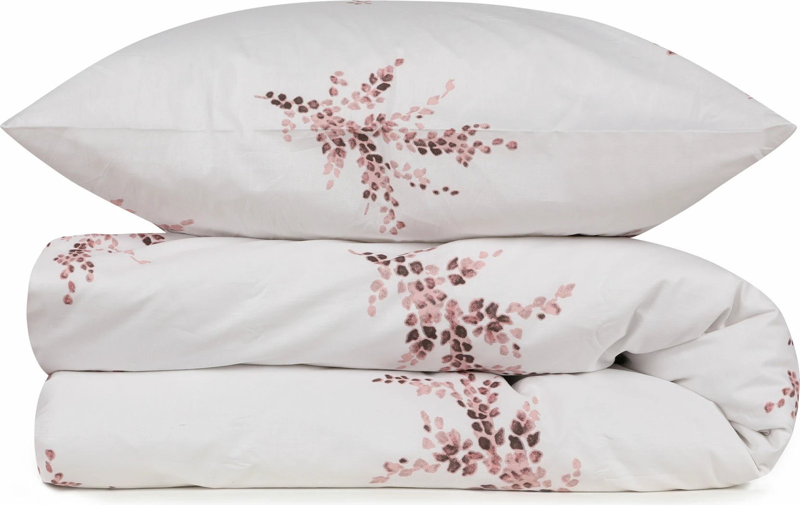 Set mbulesë për jorgan king size, ngjyrë e bardhë me rozë, L'essentiel, Meltem