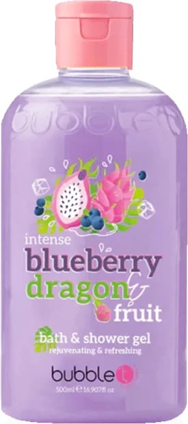 Bubble T Blueberry &amp; Dragon Fruit Bath &amp; Shower gel 500ml