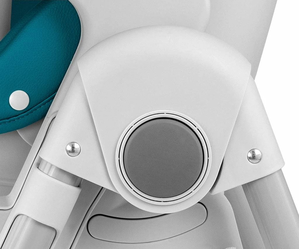 Karrige e lartë bebe, Milly Mally, Bueno, 6–36 muaj, rregullim lartësie 7 nivele, shpinore 5 pozicione, rripa 5‑pikësh, palosje kompakte, deri 15 kg, blu