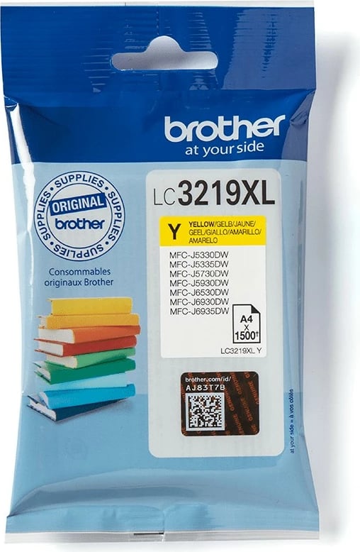 Toner Brother LC3219XLY, 1500 faqe, Ngjyrë Verdhë Toner Brother LC3219XLY, 1500 faqe, Ngjyrë Verdhë