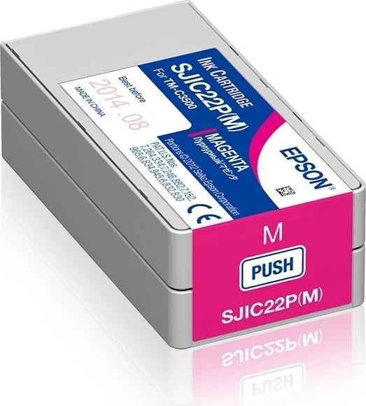 Toner Epson SJIC22P(M) për ColorWorks C3500, Magenta