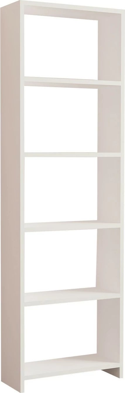 Raft librash Hanah Home, i bardhë, dizajn skandinav