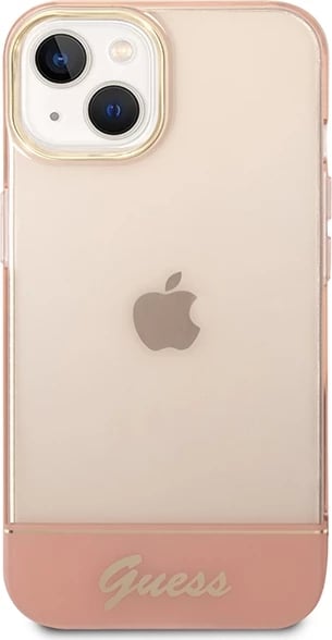 Mbështjellës Guess GUHCP14MHGCOP për iPhone 14 Plus 6.7", rozë, hardcase Mbështjellës Guess GUHCP14MHGCOP për iPhone 14 Plus 6.7", rozë, hardcase
