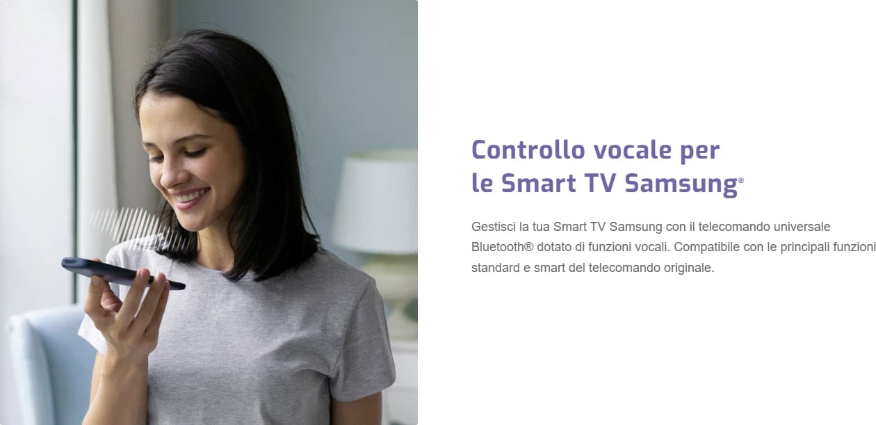 Telekomandë universale Superior Electronics SUPTBB002, Bluetooth, funksione zanore, për Samsung, e zezë
