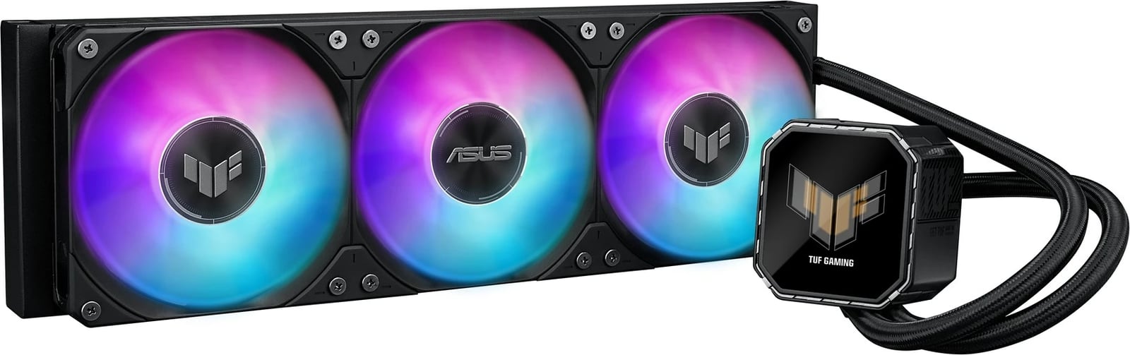 Ftohës uji all-in-one ASUS TUF Gaming LC III 360 ARGB LCD, 3x12 cm, i zi Ftohës uji all-in-one ASUS TUF Gaming LC III 360 ARGB LCD, 3x12 cm, i zi