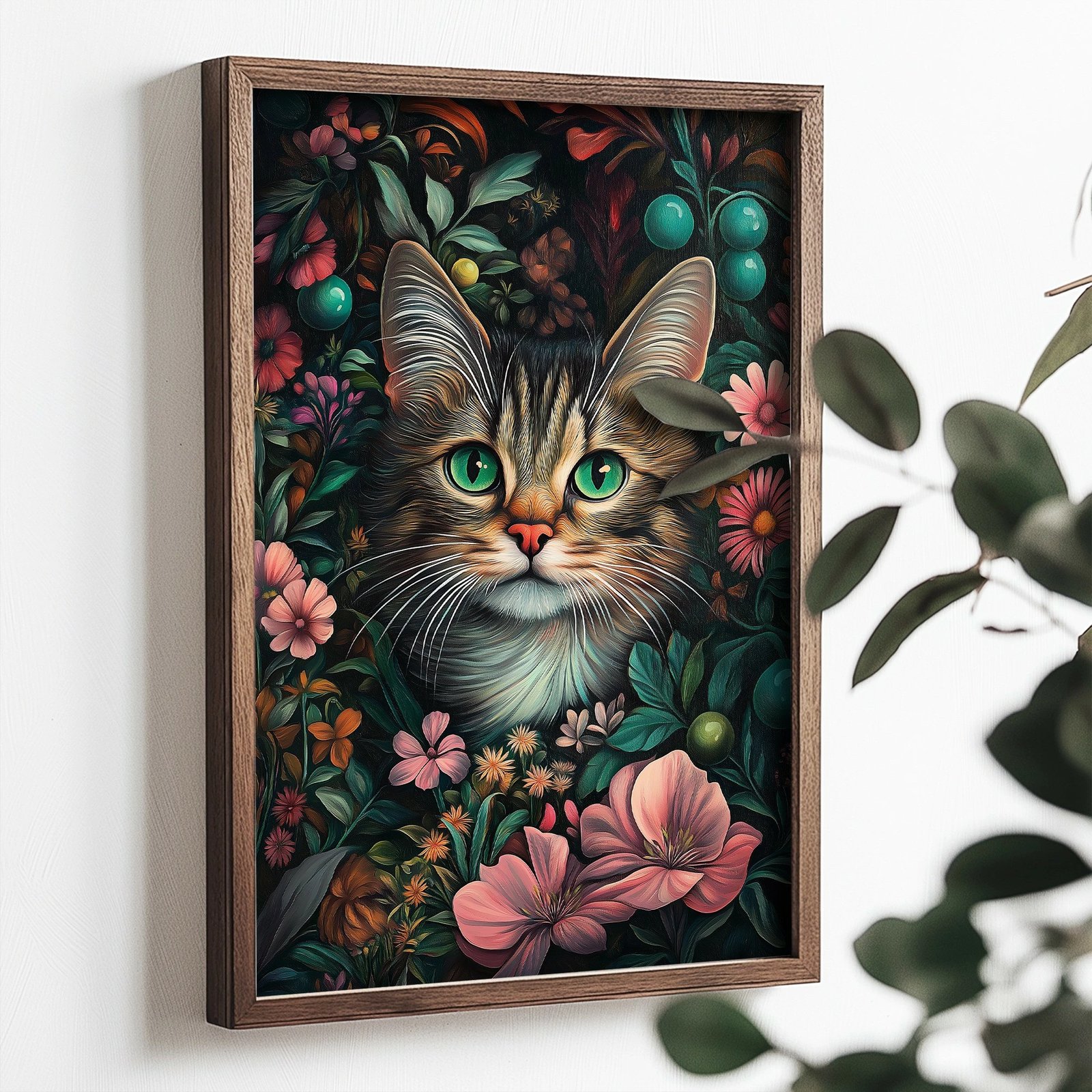 Pikturë dekorative me kornizë MDF, Wallity, TUN055-XL, shumëngjyrëshe, 50x70x3.5cm