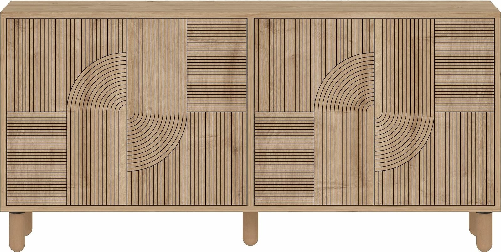 Konsol Skye Decor, desso, ngjyrë lis safir