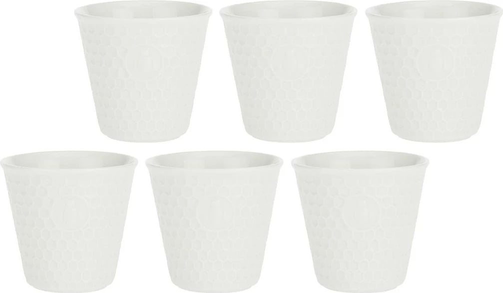 Set gotash LA PORCELLANA BIANCA Aperegina, 75 ml, Bardhë