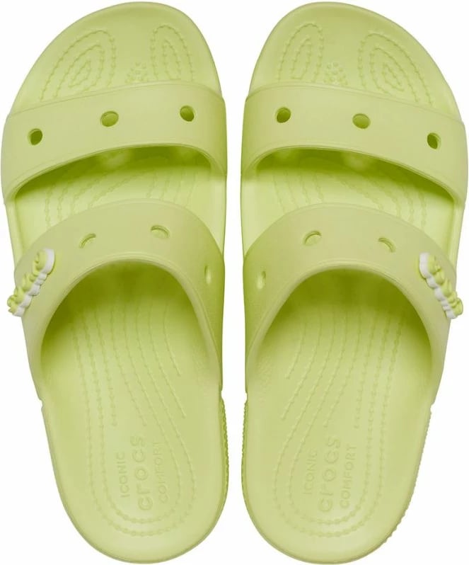 Papuqe Crocs për femra dhe fëmijë, të verdha
