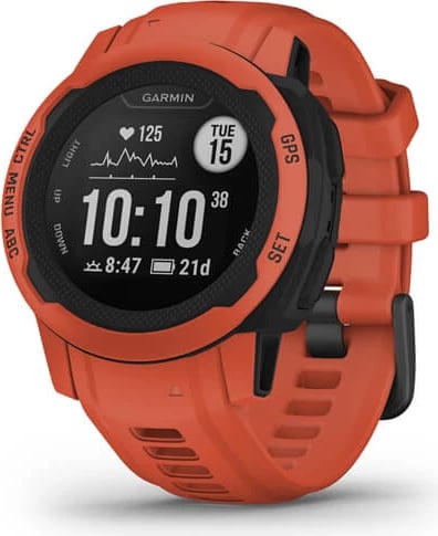 Smartwatch Garmin Instict 2S Poppy, 0.79", e kuqe 