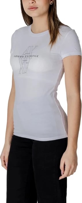 Maicë për femra Armani Exchange, e bardhë