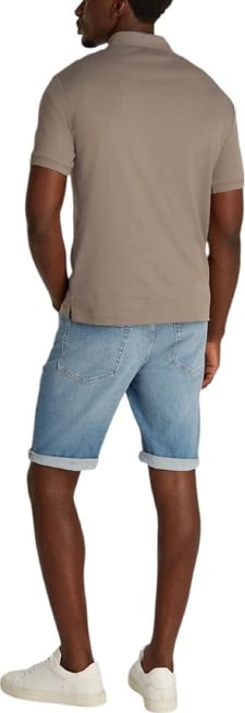 Maicë polo për meshkuj Calvin Klein, kafe