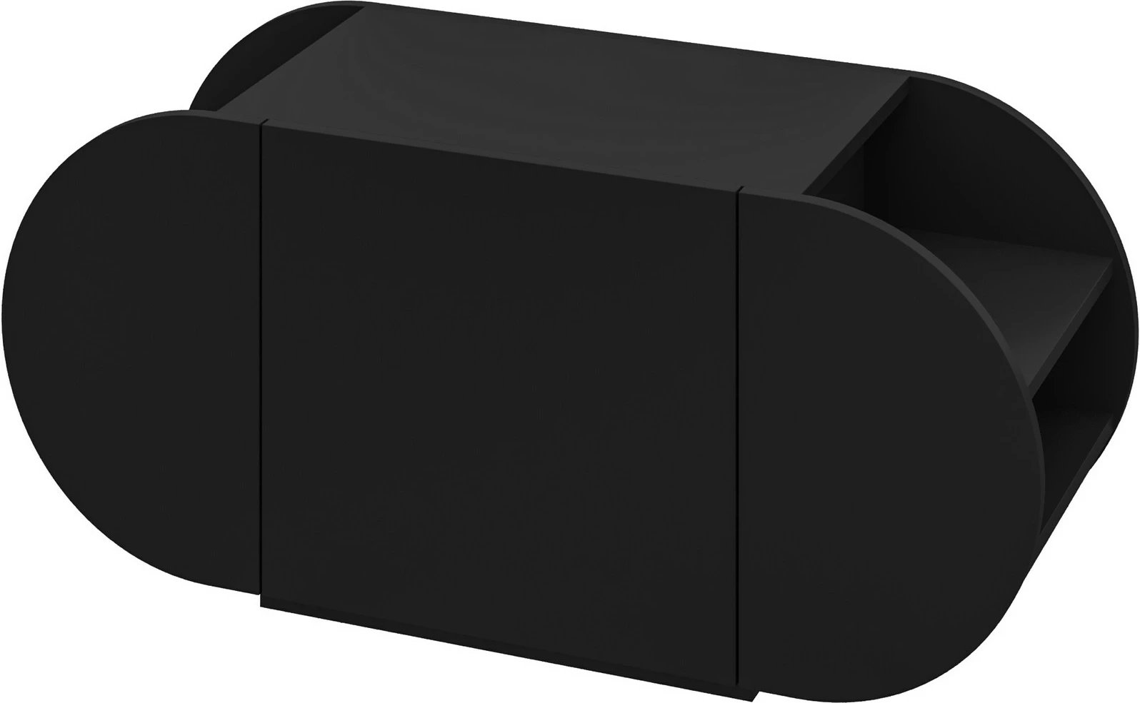 Dollap këpucësh Skye Decor, Pozy, i zi