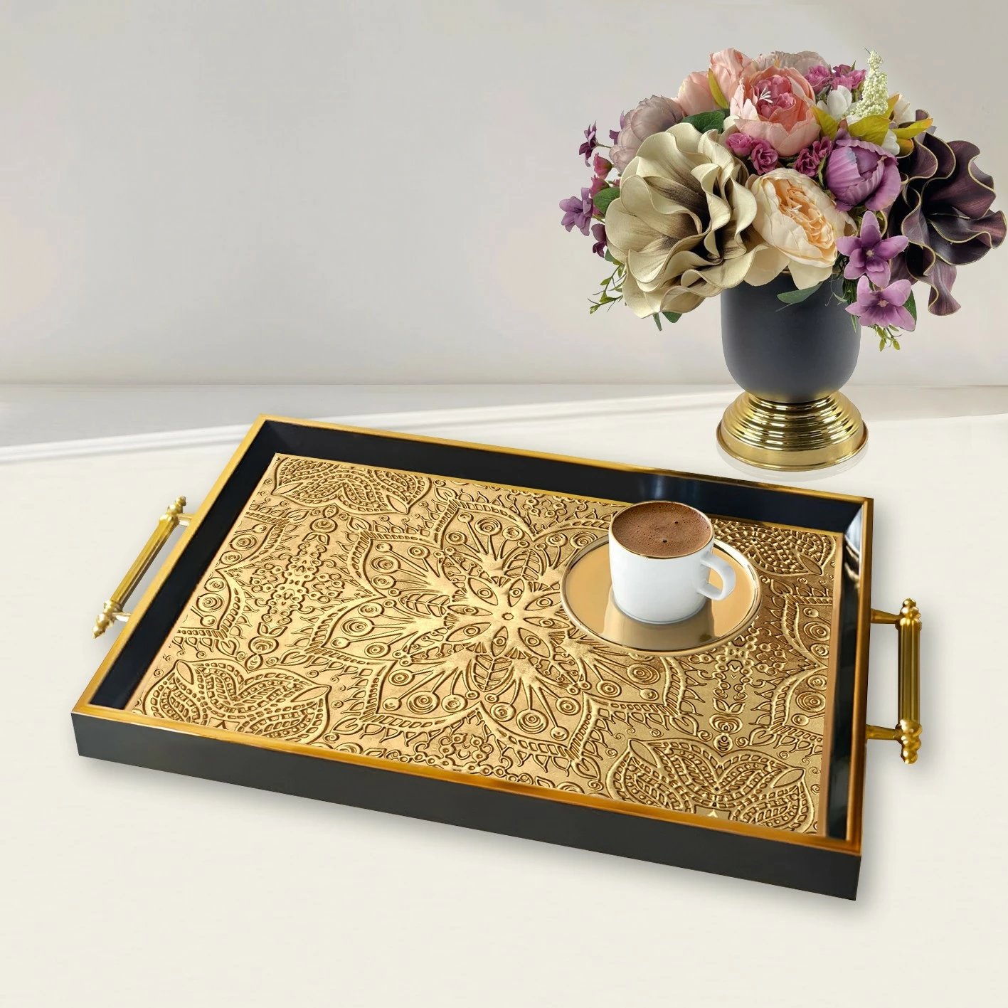 Tabaka qelqi Aberto Design, shumëngjyrëshe, TPA9856, 50x29x3.5cm