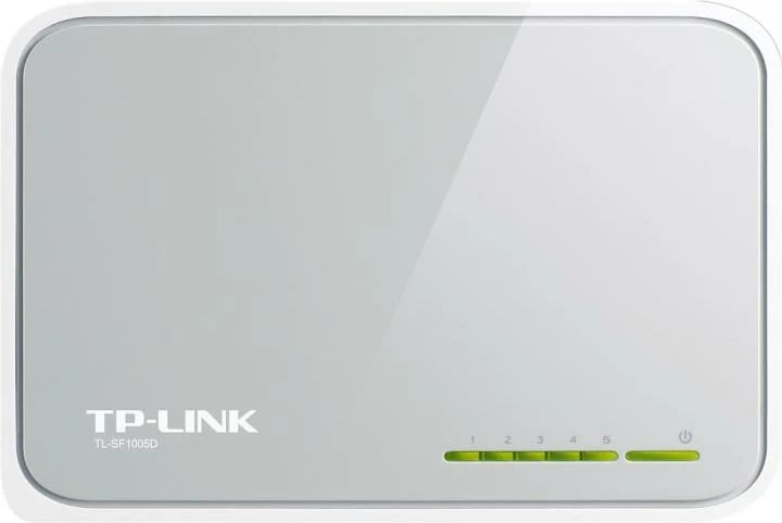 Switch, TP-Link TL-SF1005D 5 porte 10/100Mbps desktop, e bardhë